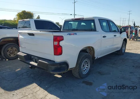 2024 Chevrolet Silverado 1500 4Wd Short Bed Wt z USA, uszkodzony, nr VIN 2GCUDAED2R1205148